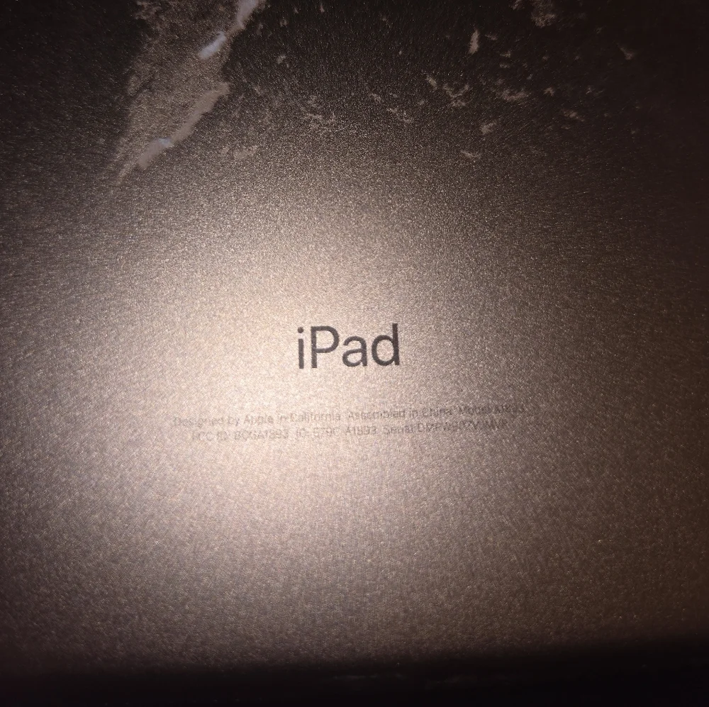 Apple White iPad Sleek Design Rounded Corners